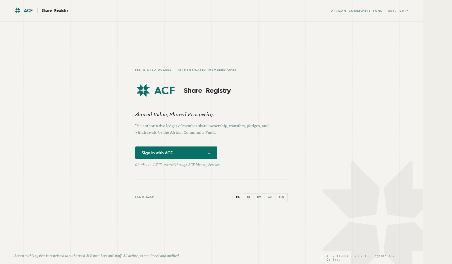 Member Login